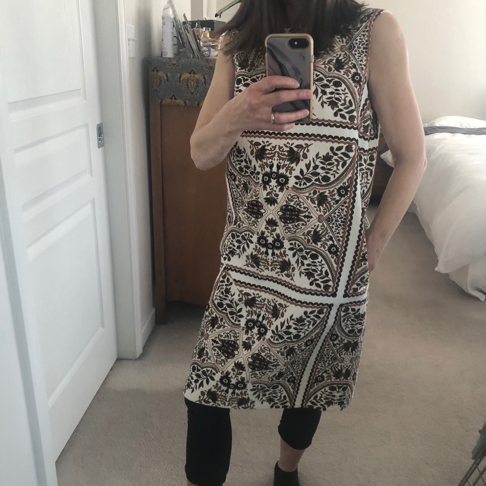 MaxMara Studio Sleeveless Trapeze A-Line Sundress